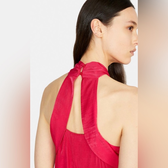 Fuchsia twisted halter dress - Picture 10 of 12